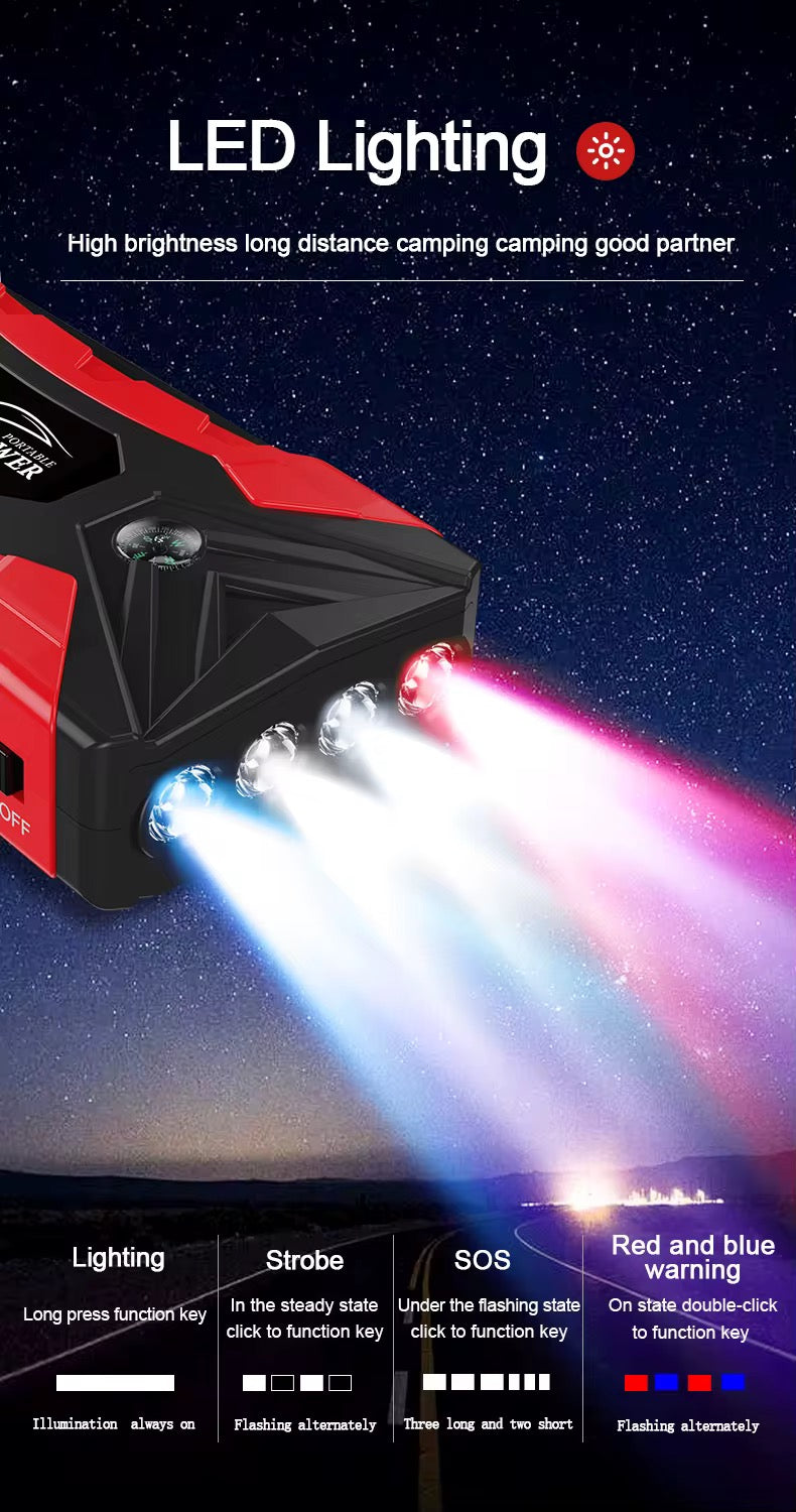 Booster de Batterie et Compresseur d’air HIGH-POWER