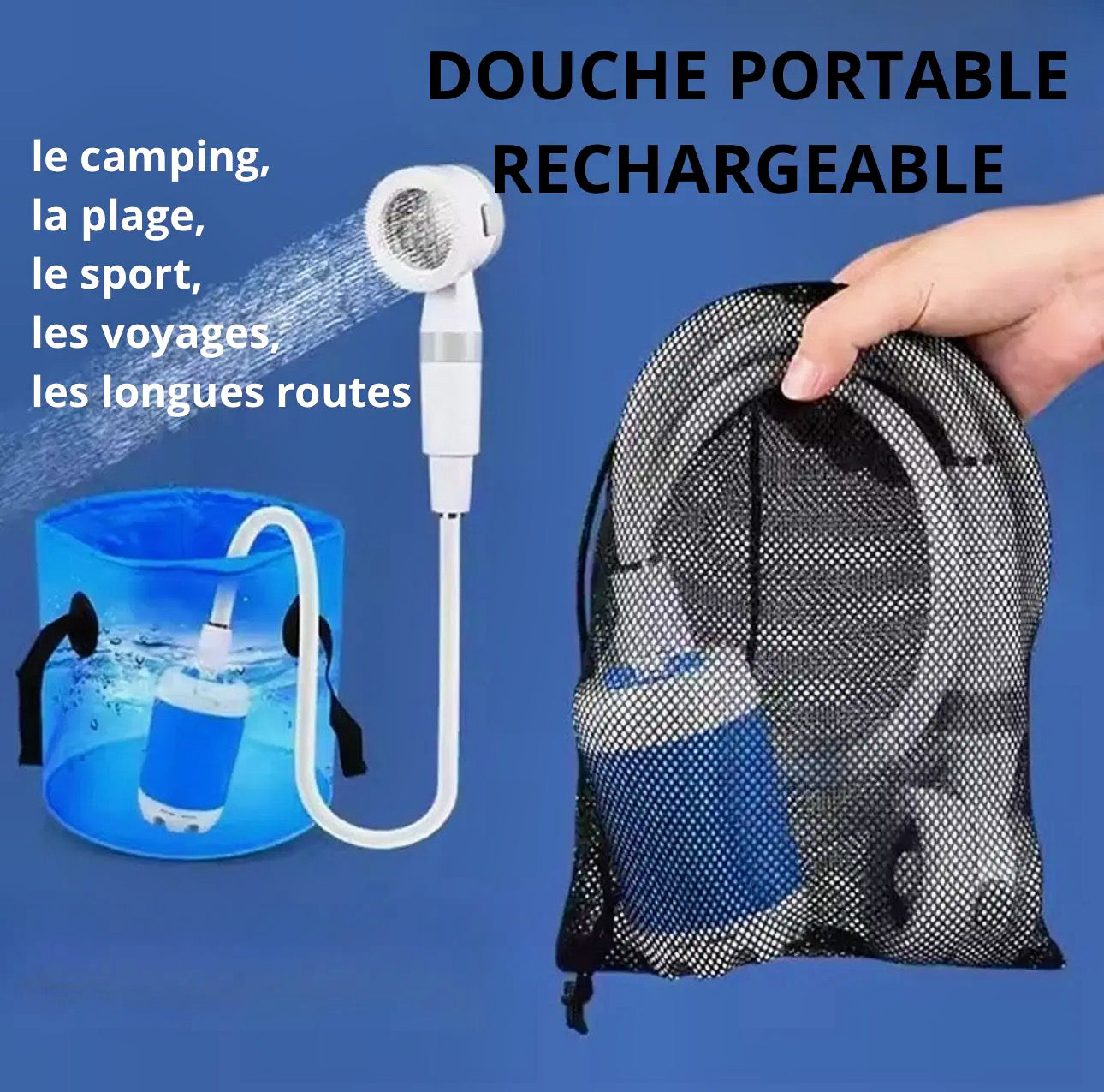 Douche Portable Rechargeable